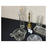 Lot of Swarovski Crystal mouse figurine, Household Glassware & Brass Tone Bell