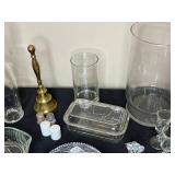 Lot of Swarovski Crystal mouse figurine, Household Glassware & Brass Tone Bell