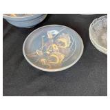 Collection of Various Glass and Ceramic Bowls with Vintage Insulator and Butter Dish