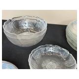 Collection of Various Glass and Ceramic Bowls with Vintage Insulator and Butter Dish