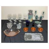 Assorted Glassware and Decorative Items Collection
