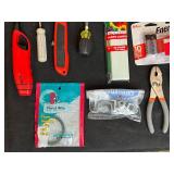 Assorted Tools and Hardware Lot