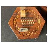 Vintage Concertina with Wooden Storage Case