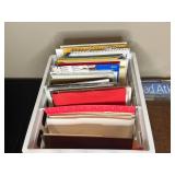 Lot of Office Supplies Including Notebooks, Folders, and More