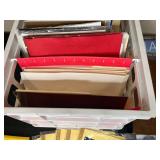 Lot of Office Supplies Including Notebooks, Folders, and More