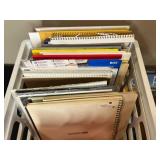 Lot of Office Supplies Including Notebooks, Folders, and More