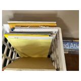 Lot of Office Supplies Including Notebooks, Folders, and More