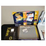 Large Lot of Office Supplies - Including Business Cards, Photo Paper, and Various Accessories