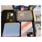 Large Lot of Office Supplies - Including Business Cards, Photo Paper, and Various Accessories