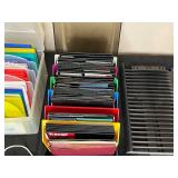 Lot of Vintage 3.5" Floppy Disks with Plastic Storage Containers and Accessories