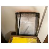 Brown 2-Drawer Filing Cabinet with Casters and Hanging Folders