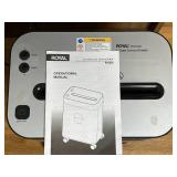 Royal PX1201 Crosscut Paper Shredder with Manual - untested