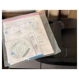 HP OfficeJet 5745 Printer (untested) with 3-Drawer Metal Filing Cabinet