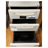 HP OfficeJet 5745 Printer (untested) with 3-Drawer Metal Filing Cabinet