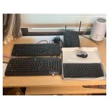 Lot of Computer Keyboards and Accessories