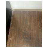 Folding Table with Wood Grain Top