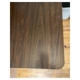 Folding Table with Wood Grain Top