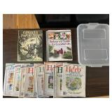 Lot of Books and Magazines on Herbs and Essential Oils