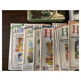 Lot of Books and Magazines on Herbs and Essential Oils
