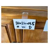 Wooden Cabinet with Shelving