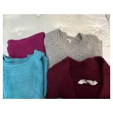 Assorted Lot of Sweaters, T-Shirts, and Tops Approximate SZs L - XXL