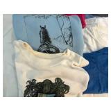 Assorted Lot of Sweaters, T-Shirts, and Tops Approximate SZs L - XXL