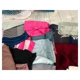 Assorted Lot of Scarves, Shawls, and Bandanas