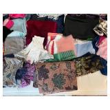 Assorted Lot of Scarves, Shawls, and Bandanas