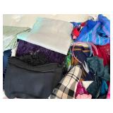Assorted Lot of Scarves, Shawls, and Bandanas
