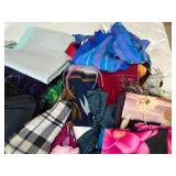 Assorted Lot of Scarves, Shawls, and Bandanas