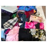 Assorted Lot of Scarves, Shawls, and Bandanas