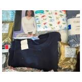 Assorted Clothing and Accessories Lot Sizes L-XXL
