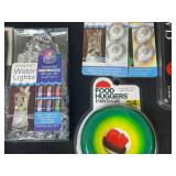 Lot of Various Kitchen Items Including Henckels Knives, Glassware, and Baking Trays