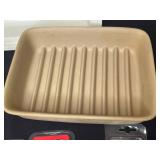Lot of Various Kitchen Items Including Henckels Knives, Glassware, and Baking Trays
