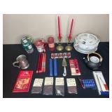 Cranberry Themed Candle and Kitchen Assortment