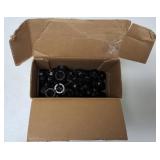 The Black Button | Plastic Push–In Conn. Made for 1 or 2 NM Cable (Non–Metallic)