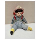 Danbury Mint |  Vintage Porcelain Doll - David – Fireman - 10" inches by Elke Hutchens