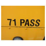 FREIGHTLINER 71 PASSENGER SCHOOL BUS