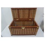 women wicker chest