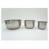 stainless mixing bowls