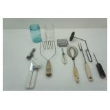 vintage kitchen utensils