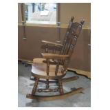 wood rocking chair