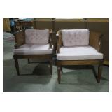 vintage cane back chairs
