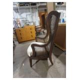 vintage wingback arm chair