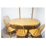 dining table and chairs