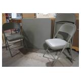 card table and chairs