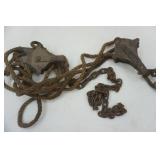 Antique block and tackles