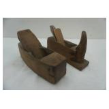 Vintage planers, wood and metal