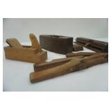 Antique wood tools and planer