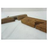 Two antique planers, wood